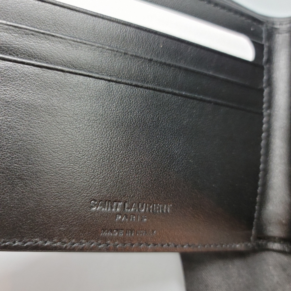 NEW SAINT LAURENT blue wallet - Picture 5 of 8